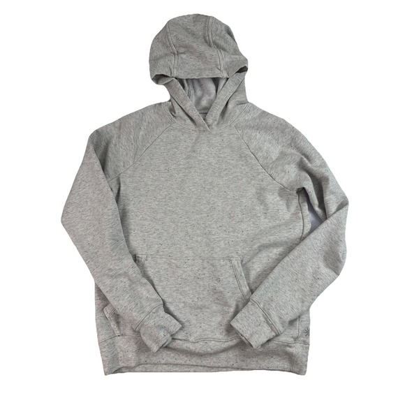 Athleta Other - Athleta Girl In Your Element Textured Hoodie 2.0 Gray‎ Splatter Size Large L 12